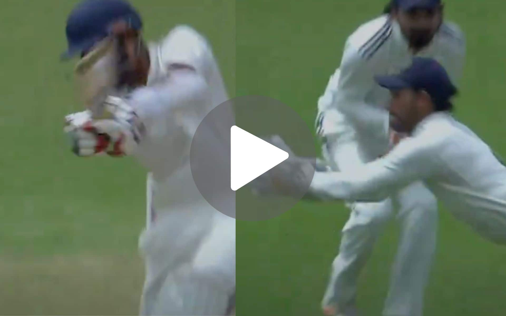 [Watch] Avesh-Jurel Combine Like McGrath-Gilchrist To Dismiss Easwaran In Duleep Trophy 2024 